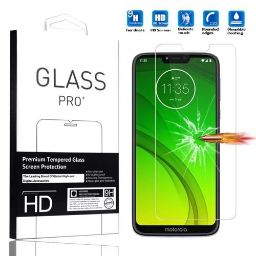 Xm Pour Motorola Moto G7 Power Verre Trempé Protection Ecran - [1 Pièces] Film De Protection Pour Motorola Moto G7 Power 6.2" 2019