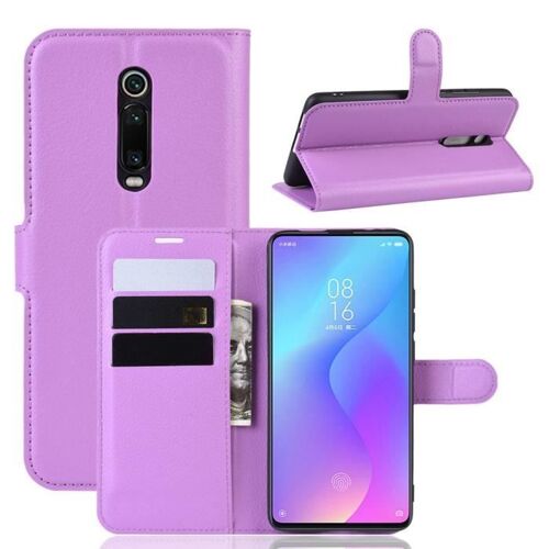 Xm Pour Housse Xiaomi Redmi K20 Coque /Redmi K20 Pro Coque Avec Support Nouveau Portefeuille Étui À Rabat Antichocs Protection -Voilet