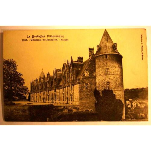 Carte Postale Ancienne Morbihan Josselin Chateau De Josselin Facade