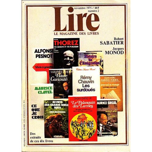 Lire N° 2 : Novembre 1975