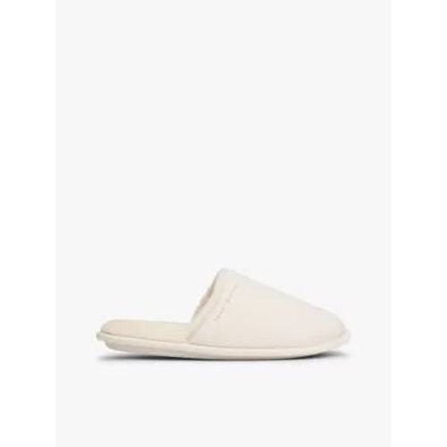 Chaussons En Microdaim Logo