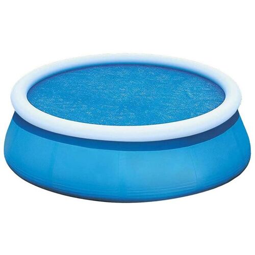 XM Couverture solaire adapté à 8 pieds de diamètre réglage et cadre faciles couverture de piscine circulaire de piscine