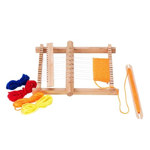 Xm Tissage De Fils En Bois Pour Enfants Bricolage Machine À Tricoter À Main Jouets Éducatifs Aiguille Accessoires D'outils De Couture