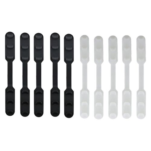 Xm Masque À Boucle Ajustable 10 Pièces Boucle Fixe Sangle D'oreille Corde Masque À Boucle Ajustable Boucle De Réglage Auxiliaire Corde Télescopique