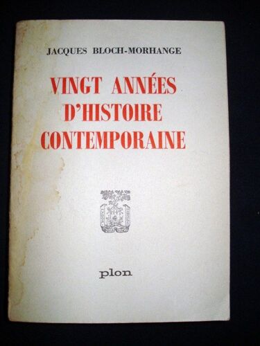 Vingt Annees D Histoire Contemporaine