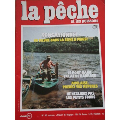 La Peche Et Les Poissons  N° 482 : Un Silure Dans La Seine