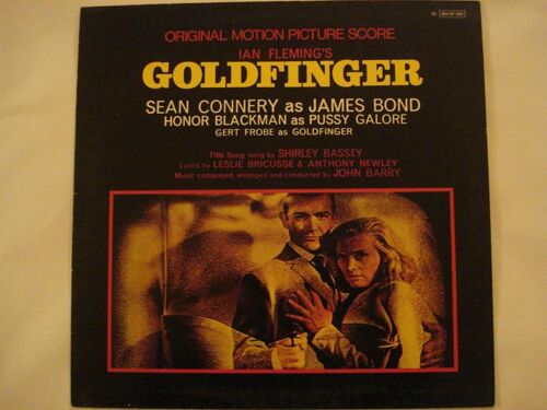 Original Motion  Ian Fleming's  Goldfinger Sean Connery  Jales  Bond