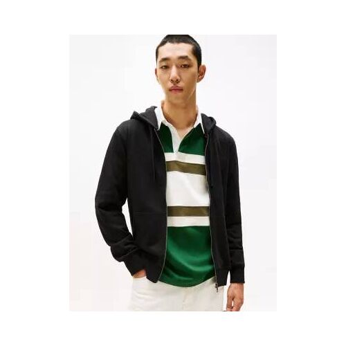 Sweat À Capuche En Tissu Éponge Zippé