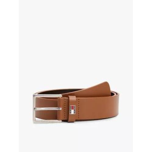 Ceinture En Cuir À Plaque Logo