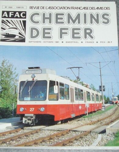 Chemins De Fer  N° 350 : Revue De L'afac