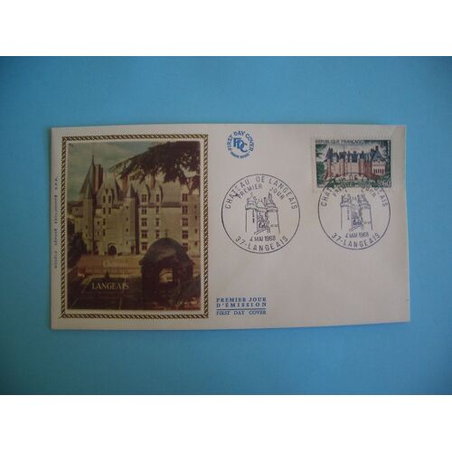 Enveloppe 1er Jour: Château De Langeais - Langeais 4 Mai 1968
