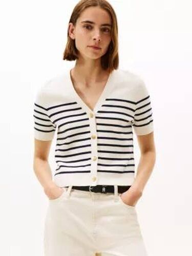 Cardigan En Jersey À Boutons Dorés