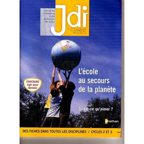 Jdi N° 1581 : L'ecole Au Secours De La Planete