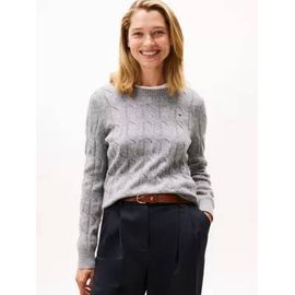 Pull En Laine Douce À Maille Torsadée