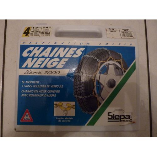 Chaines Neige Siepa Série 1000  - 13", 14", 15"