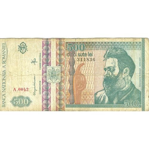 Billet 500 Lei 1992 Roumanie
