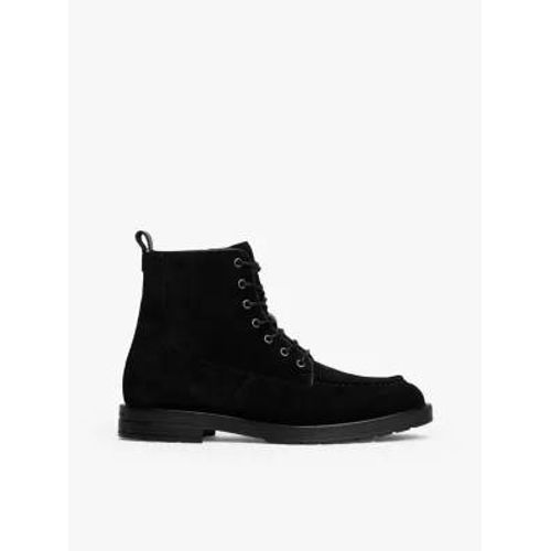 Bottes Mocassins Crantées En Daim