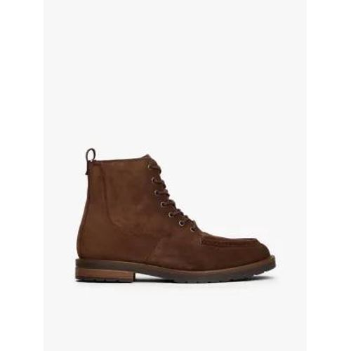 Bottes Mocassins Crantées En Daim