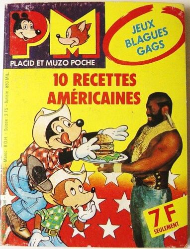 Placid Et Muzo Poche  N° 252 : 10 Recettes Américaines