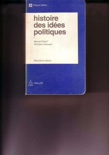 Histoire Des Idées Politiques
