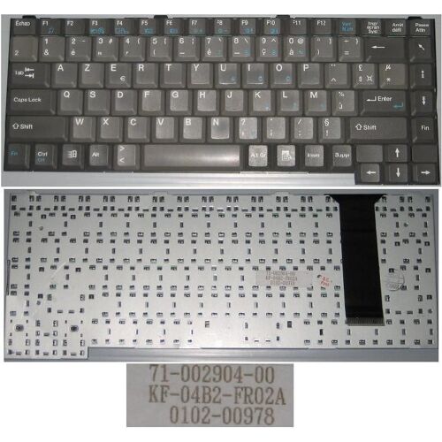 Clavier Azerty Français / French Pour SAMSUNG A10 GS9000 GT9000 VM8000 VM9000 VM6600 Series, Noir / Black, Model: KF-04B2-FR02A, P/N: 71-002904-00, 0102-00978