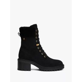 Bottines Chelsea En Daim Crantées Lacets