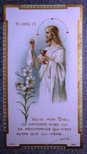 Image Souvenir De La Première Communion 17 Avril 1913