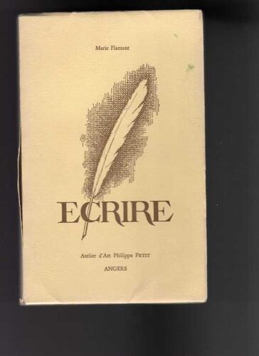 Ecrire.