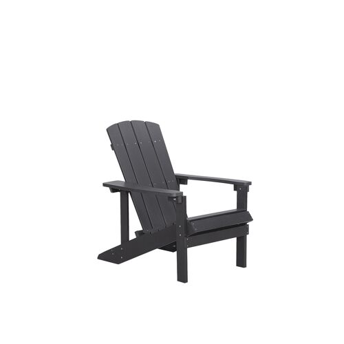 Chaise De Jardin Bois D'ingénierie Gris Foncé Adirondack