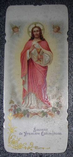 Image Souvenir De Première Communion Suzanne Eustache 14 Mai 1908