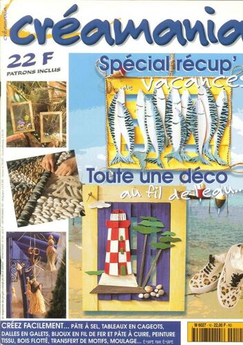 Créamania  N° 10 : Spécial Récup' Vacances