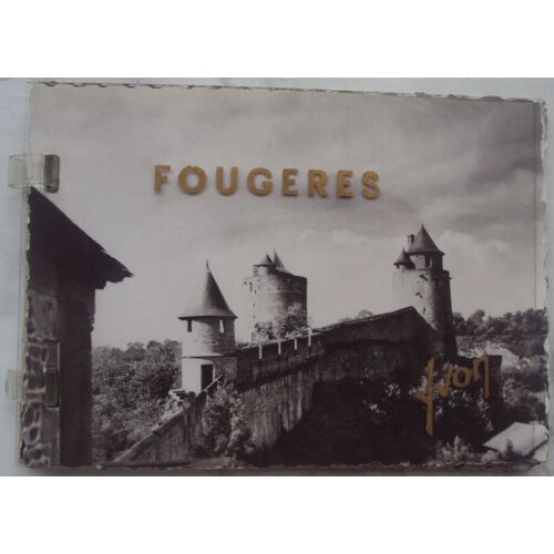 Bloc De 10 Photos N & B (9.00x6.00cm) De Fougères . Ille Et Vilaine . Éditions Yvon