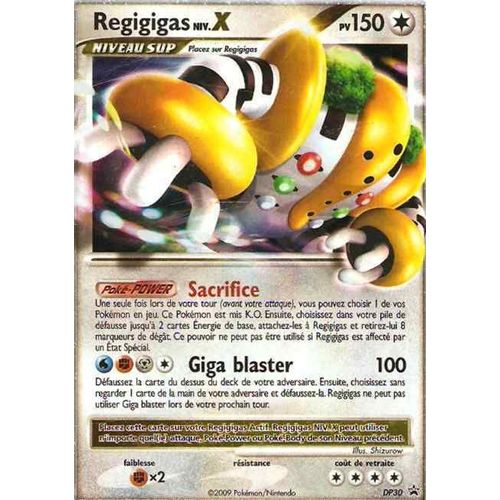 Carte Pokemon Légendaire Regigigas X