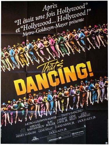 That S Dancing - Véritable Affiche De Cinéma Pliée - Format 120x160 Cm - De Jack Haley Jr. Avec Gene Kelly, Liza Minnelli, Mikhail Baryshnikov, Sammy Davis Jr. - 1985