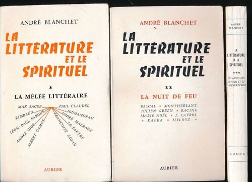 La Littérature Et Le Spirituel