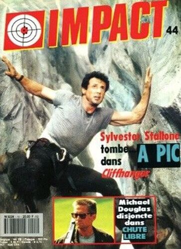 Mad Movies Impact 44 Avril 1993 Sylvester Stallone Cliffhanger Action Men Michael Douglas Chute Libre