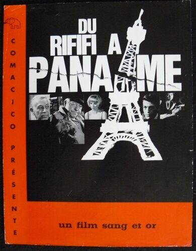 Jean Gabin * Du Rififi A Paname * Denys De La Patelliere - 1965 - Plaquette Originale Recto-Verso (Scénario) * Affiche Cinéma De 31*24 Cm * Jean Gabin ; George Raft ; Mireille Darc, Texte & Photos