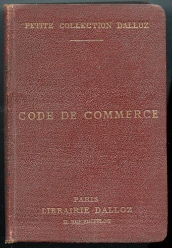 Code De Commerce
