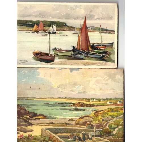 2 Cartes De Bretagne. Edition Stehli