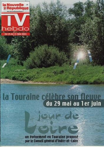 La Nouvelle République Tv / 23-05-2003  N° 17803 : Johnny Hallyday (2p) - Alyssa Milano (3/4p) - Luc Besson (3/4p) - Saïd Taghmaoui (1/3p) - Juan Carlos Ferrero (3/4p)