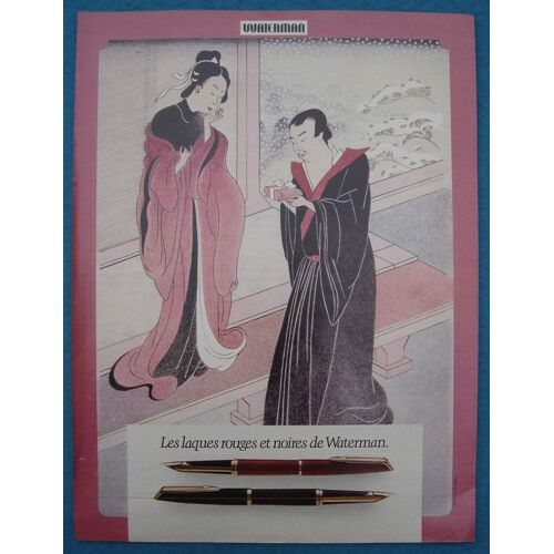 Publicité Papier - Stylos Waterman De 1977
