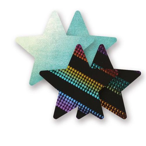 Cache-Seins Nippies Rainbow Etoile