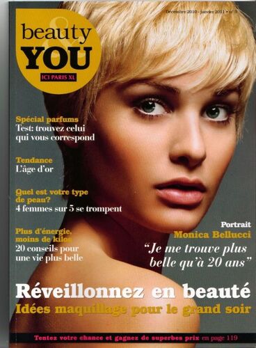 Beauty You  N° 5 : Monica Bellucci / Audrey Hepburn / Twiggy / Farrah Fawcett / Salma Hayek / Oui Au Nouveau Luxe /
