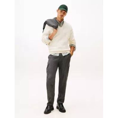 Pantalon Cargo Fuselé Smart Casual À Chevrons