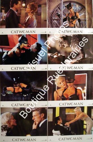 Catwoman - Halle Berry - Sharon Stone - Benjamin Bratt -  Jeu De Photos D'exploitation Cinématographique - Format 20x30 Cm