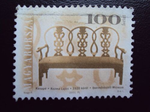 Hongrie...100 Forint.Magyarorszag.Canapé Kozma Lajos 1920 Körül Iparmüvészeti Müzeum. Oblitéré