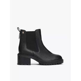 Bottines Chelsea En Cuir Semelle Crantée