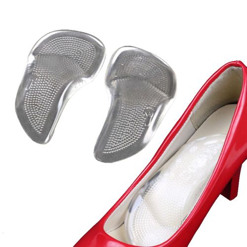 Xm 1 Paire Unisexe Gel Inserts Coussin Soins Des Pieds Avant-Pied Soutien De La Voûte Plantaire Semelles Coussinet Outil De Soin Des Pieds 