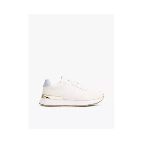 Baskets Chunky En Cuir Semelle Crantée
