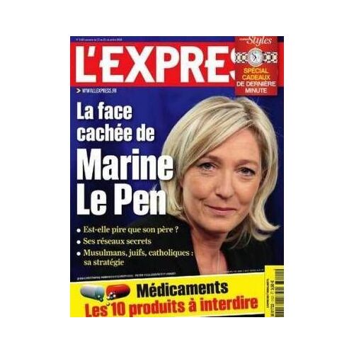 L' Express  N° 3102 : La Face Cachee De Marine Le Penn